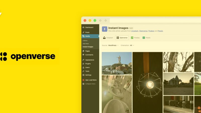 Instant Images welcomes Openverse into the plugin